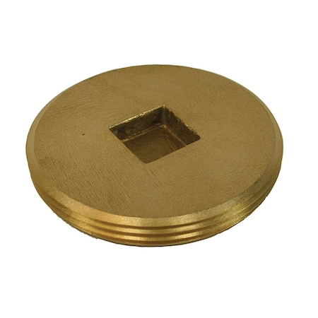 Jones Stephens 5in. Countersunk Brass Cleanout Plug P51500